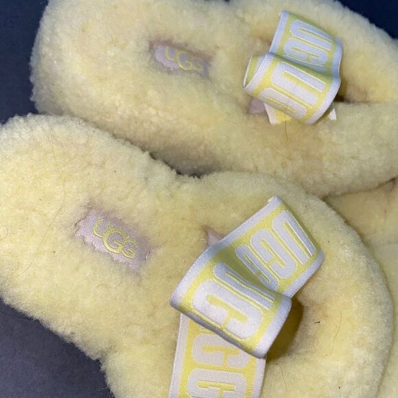 UGG margarita oh yeah sheepskin strappy sandals - Picture 4 of 7